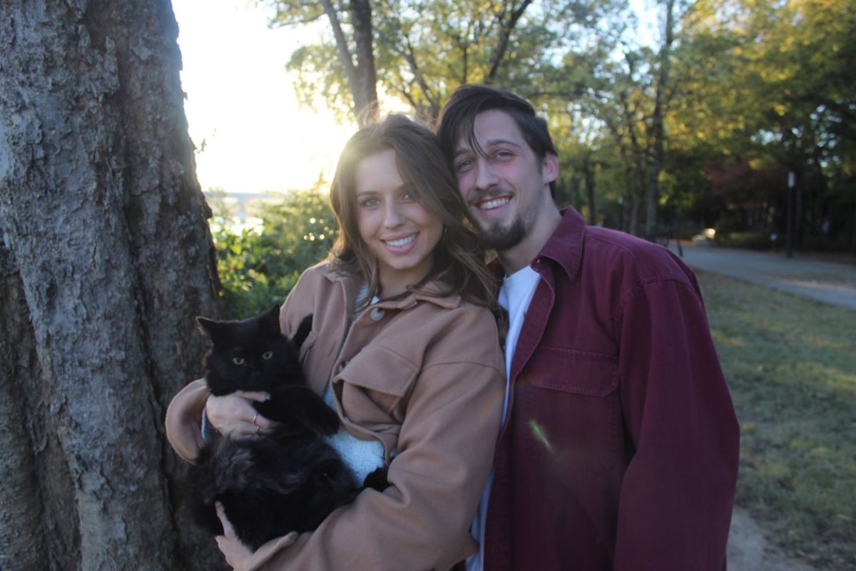 About Tasty Twisters - owners Brooklynn and Gage with cat